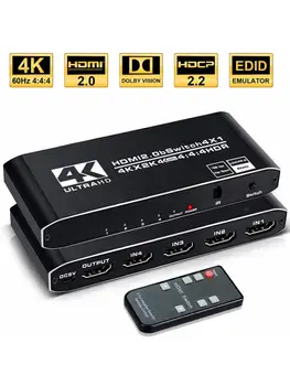 1080P 4K*2K HDMI Video Switch Switcher HDMI Splitter 4 Input 1 Output Port Hub For DVD HDTV Xbox PS3 PS4 
1080P 4K*2K HDMI Video Switch Switcher HDMI Splitter 4 Input 1 Output Port Hub For DVD HDTV Xbox PS3 PS4