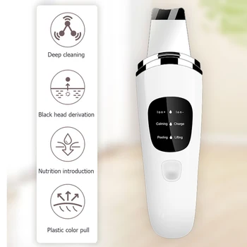 Ultrasonic Facial Skin Scrubber Blackhead Acne Remover Deep Face Cleaning Peeling Skin Care Device
Ultrasonic Facial Skin Scrubber Blackhead Acne Remover Deep Face Cleaning Peeling Skin Care Device