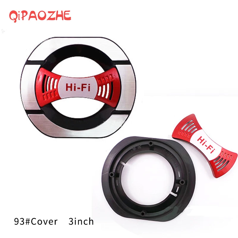 

2PCS 3Inch Speakers Protactive Cover Plating Car Audio Speaker Cover Tweeters Grille Waffle Mesk Grills