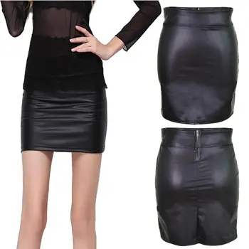 Fashion Women's Clothing Skirts High waist bag hip skirt leather skirt imitation leather short skirt large size women's skirt1
Fashion Women's Clothing Skirts High waist bag hip skirt leather skirt imitation leather short skirt large size women's skirt1
