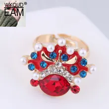 WKOUD EAM donne In Metallo Opera di pechino Huadan di Trucco Del Viso Del Braccialetto 2019 Nuovi Gioielli Accessori Regalo Del Partito Браслет Pulseras ZJ225(China)