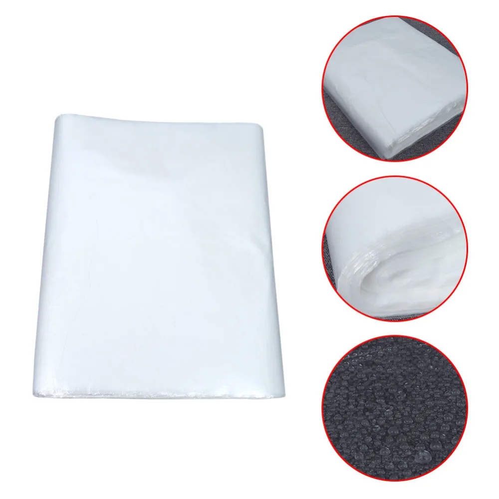 100 Pcs Disposable Hairdressing Capes PE Waterproof Transparent pron Cutting Perm Dye Hair Cape Barber Hairdressing Cloth 100 Pcs Disposable Hairdressing Capes PE Waterproof Transparent pron Cutting Perm Dye Hair Cape Barber Hairdressing Cloth