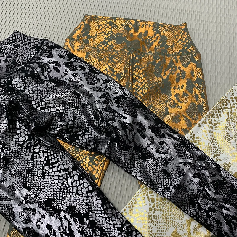 Elastic Snake Print Glitter Seamless Leggings Women Sexy Butt Lift High Waist Yoga Pants Fitness Push Up Gym Slim Leggings Elastic Snake Print Glitter Seamless Leggings Women Sexy Butt Lift High Waist Yoga Pants Fitness Push Up Gym Slim Leggings