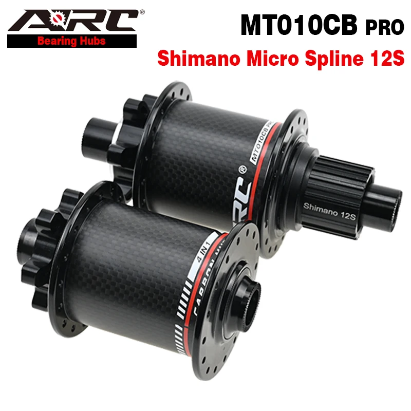 ARC Carbon Fiber Hub MTB Hub MT010CB PRO Thru axle Front 15x100 Rear 12x142 Disc Bike Hub Shimano MICRO SPLINE 12S Bicycle Hub
ARC Carbon Fiber Hub MTB Hub MT010CB PRO Thru axle Front 15x100 Rear 12x142 Disc Bike Hub Shimano MICRO SPLINE 12S Bicycle Hub
