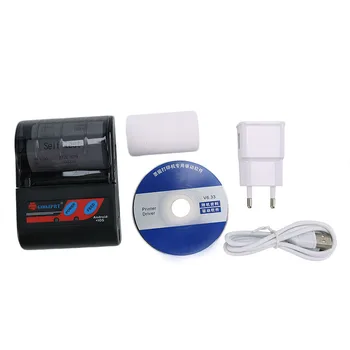 Goojprt Mtp - Ii 58Mm Bluetooth Thermal Printer Portable Wireless Receipt Machine For Windows Android Ios Eu Plug