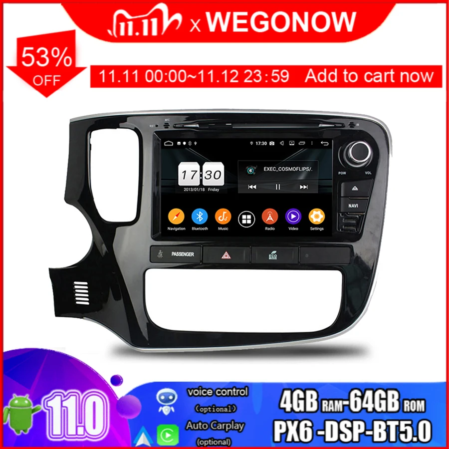 Автомобильный DVD-плеер TDA7851 DSP Android 11 64 Гб ROM GPS навигация карта RDS радио wifi 4G Bluetooth 5 0