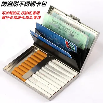 Stainless Steel Men Credit Card Holder Metal Bank Card Case Card Box Rfid Card Wallet Mens Driving License Package Driver Cover
Stainless Steel Men Credit Card Holder Metal Bank Card Case Card Box Rfid Card Wallet Mens Driving License Package Driver Cover