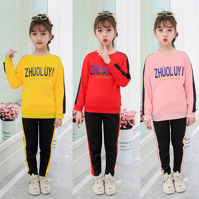 Children Baby Kids Clothing Set Spring Autumn Winter Girls Tracksuit Long Sleeve Shirts + Pants Suit 4 5 6 7 8 9 10 11 12 Years
Children Baby Kids Clothing Set Spring Autumn Winter Girls Tracksuit Long Sleeve Shirts + Pants Suit 4 5 6 7 8 9 10 11 12 Years