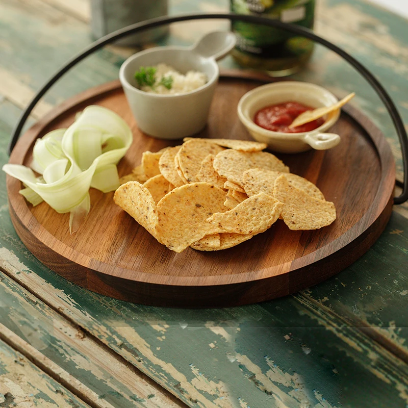 Wood food plates with handle tray wooden tea plate round dim sum pizza board plate home tray Japanese style dinner dish
Wood food plates with handle tray wooden tea plate round dim sum pizza board plate home tray Japanese style dinner dish