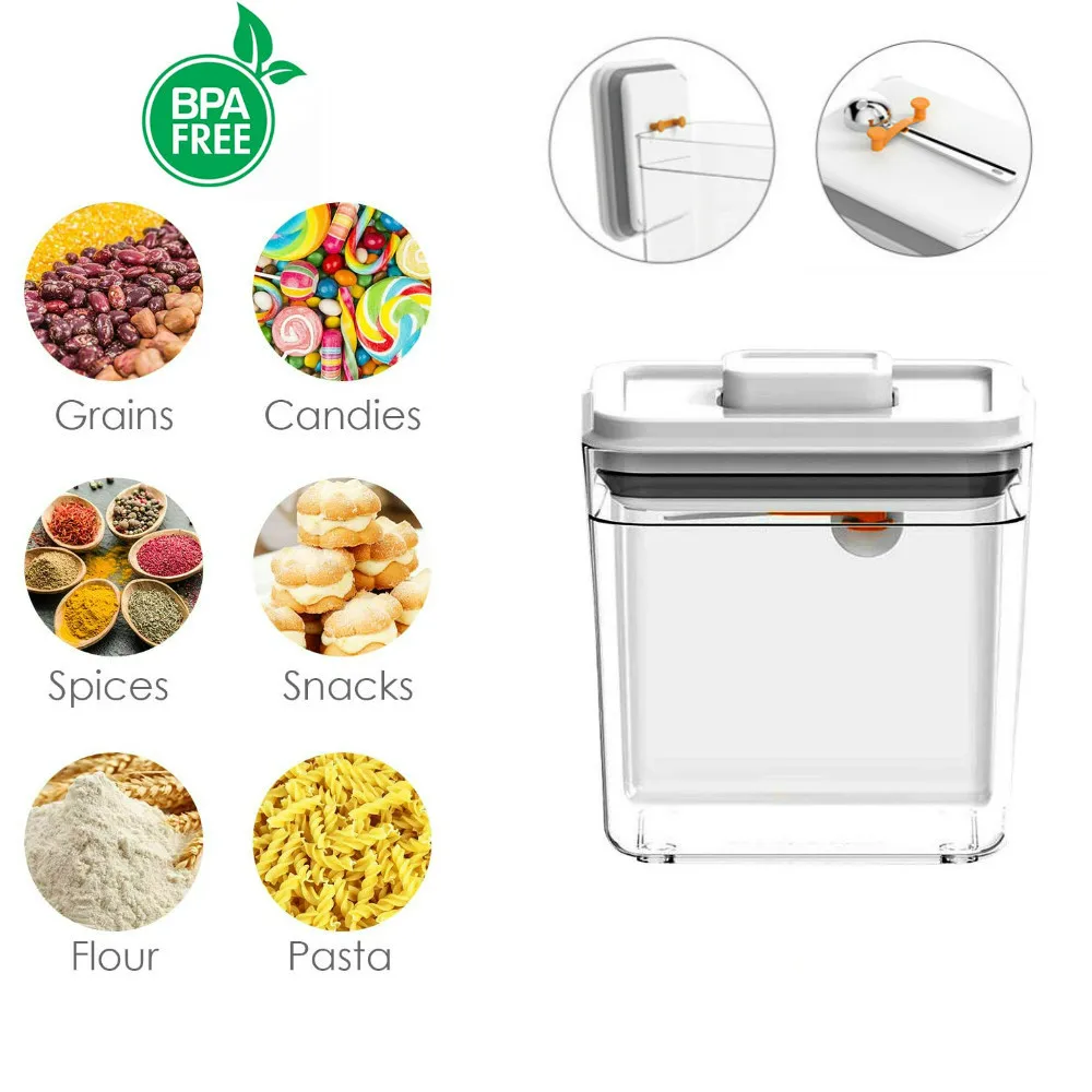 Airtight Food Storage Containers Plastic Milk Power Containers with Press Lock Lids Kitchen Pantry Organization Storage Tank
Airtight Food Storage Containers Plastic Milk Power Containers with Press Lock Lids Kitchen Pantry Organization Storage Tank