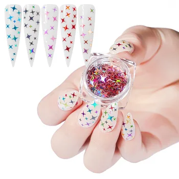 12 Styles Set New Nail Art Sequins Color Four-pointed Star Nail Art Patch DIY Nail Decoration Material Accessories Mixed Box
12 Styles Set New Nail Art Sequins Color Four-pointed Star Nail Art Patch DIY Nail Decoration Material Accessories Mixed Box