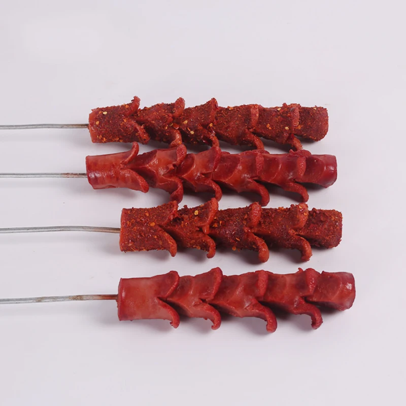 Simulation sausage model spicy sausage on a stick mold display Simulated sausage snack food model prop
Simulation sausage model spicy sausage on a stick mold display Simulated sausage snack food model prop