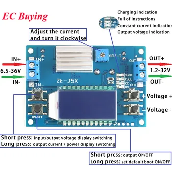 DC-DC CNC Step-Down Module DC to DC Power Module Adjustable Constant Voltage Constant Current with LCD Dispaly 50W
DC-DC CNC Step-Down Module DC to DC Power Module Adjustable Constant Voltage Constant Current with LCD Dispaly 50W