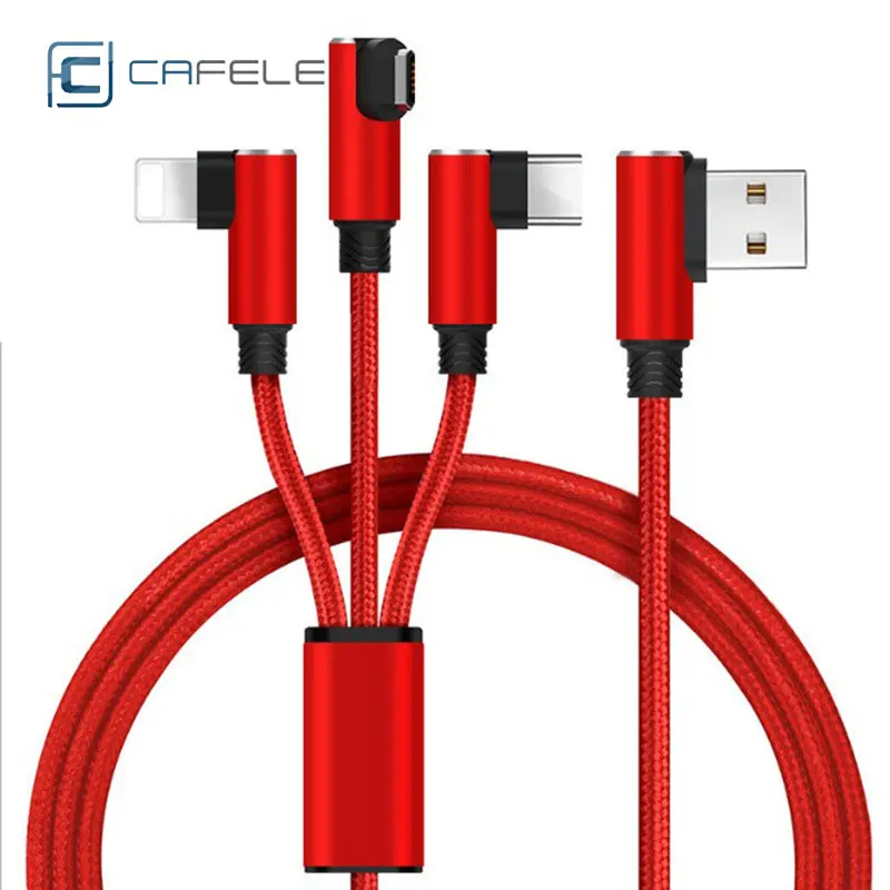 Cafele USB 3 In 1 Cable 1.5M Type-c Usb Cables For IPhonex Xs Max Ipad Mini1 Xiaomi Mi9 Hua Wei Red Rice Note Android Samsung
Cafele USB 3 In 1 Cable 1.5M Type-c Usb Cables For IPhonex Xs Max Ipad Mini1 Xiaomi Mi9 Hua Wei Red Rice Note Android Samsung