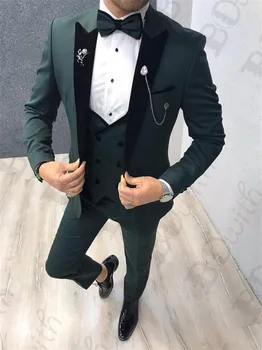 Mens Suits For Wedding Formal Peak Lapel Costumes 3 Pieces Suits Slim Fit Business Wedding Casual Tuxedos Men Clothing
Mens Suits For Wedding Formal Peak Lapel Costumes 3 Pieces Suits Slim Fit Business Wedding Casual Tuxedos Men Clothing