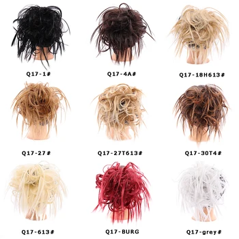 Fashion messy hair Bun hair loose elastic elastic wig headband elastic wrapped hair ring heat synthetic hair wig
Fashion messy hair Bun hair loose elastic elastic wig headband elastic wrapped hair ring heat synthetic hair wig