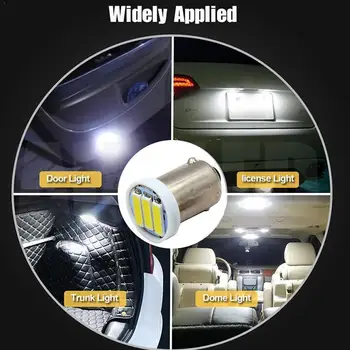 1pcs BA9S 7020 3SMD LED Car Reading Light Instrument Light Plate License Light Fog Lamp White Auto Light Lamps 6500K C2O1 
1pcs BA9S 7020 3SMD LED Car Reading Light Instrument Light Plate License Light Fog Lamp White Auto Light Lamps 6500K C2O1