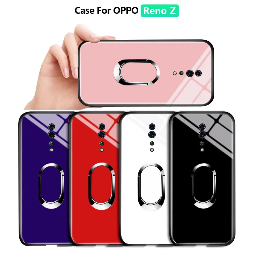 Роскошный чехол с магнитным кольцом держателем для OPPO Realme 1 2 Pro 3 5 6 5S 5I 6I защитный