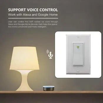 Wifi Wall Light Smart Button Switch WIFI Wireless APP Controlling Smart Home Touch Switches Works for Alexa/Google Home
Wifi Wall Light Smart Button Switch WIFI Wireless APP Controlling Smart Home Touch Switches Works for Alexa/Google Home