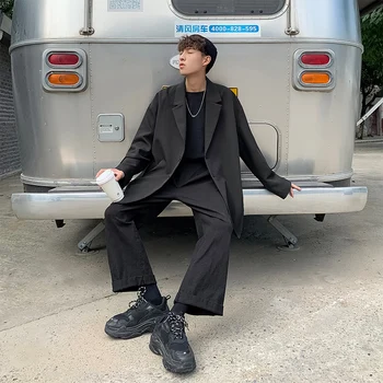 Men's casual suit 2019 autumn and winter new loose Hong Kong style casual wild suit jacket youth fashion trend men's clothing
Men's casual suit 2019 autumn and winter new loose Hong Kong style casual wild suit jacket youth fashion trend men's clothing