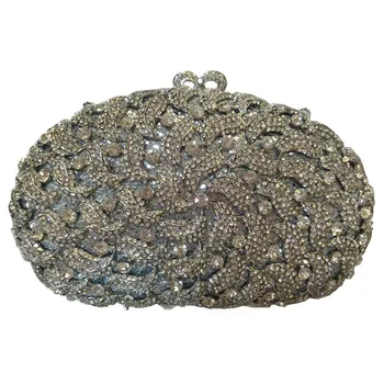 New Dazzling Evening Metal Clutches Wedding Dress Bridal Diamond Chains Shoulder Handbags Womens Bags Handbags High Quality
New Dazzling Evening Metal Clutches Wedding Dress Bridal Diamond Chains Shoulder Handbags Womens Bags Handbags High Quality