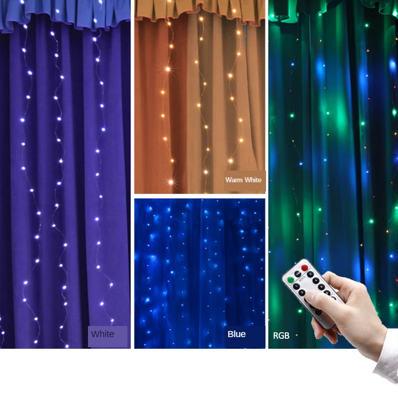 3*3m 300LEDs USB Curtain String Light Christmas Decorations for Home Window Flash Fairy Garland Decor Lights Happy New Year 2021
3*3m 300LEDs USB Curtain String Light Christmas Decorations for Home Window Flash Fairy Garland Decor Lights Happy New Year 2021