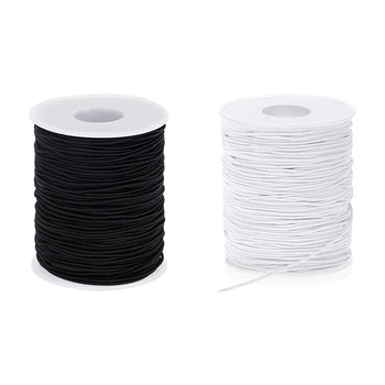 2x Elastic String for Bracelets, Elastic Cord Jewelry Stretchy Bracelet String for Bracelets (Black&White) 
2x Elastic String for Bracelets, Elastic Cord Jewelry Stretchy Bracelet String for Bracelets (Black&White)