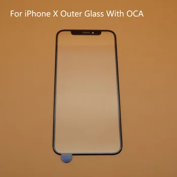 10pc/lot LCD Front Touch Screen Glass Lens With OCA Adhesive For iPhone X Outer Glass+oca film
10pc/lot LCD Front Touch Screen Glass Lens With OCA Adhesive For iPhone X Outer Glass+oca film