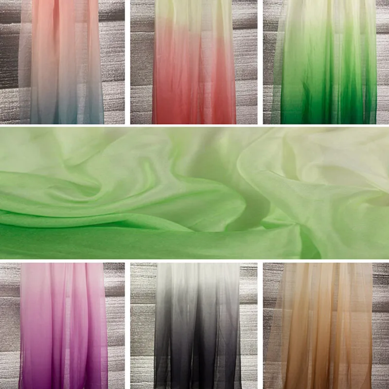 Ombre Cosplay Chiffon Fabric Light DIY Dress Scarf fabric thin summer flowing soft silky Tencel Chiffon fabric
Ombre Cosplay Chiffon Fabric Light DIY Dress Scarf fabric thin summer flowing soft silky Tencel Chiffon fabric