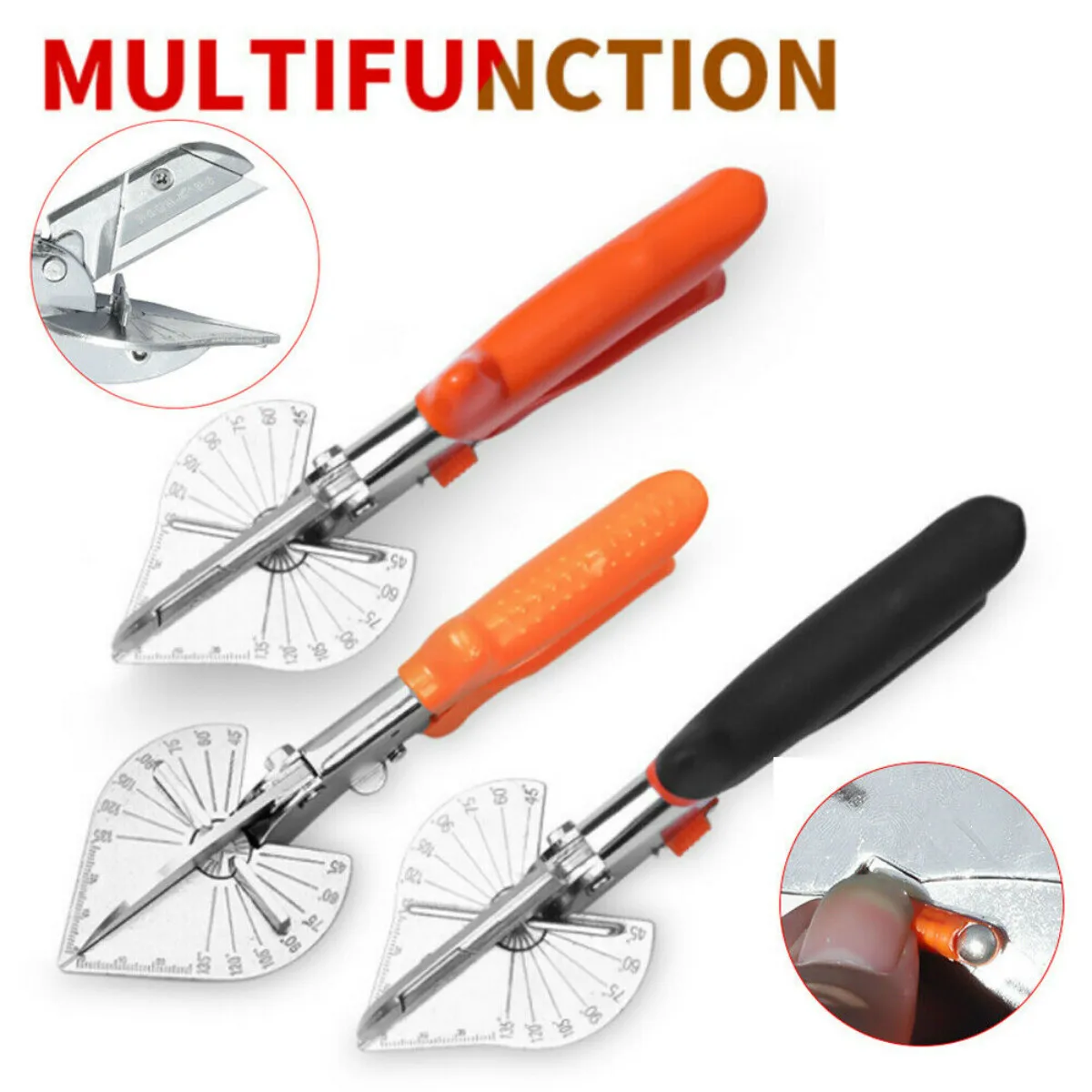 45 Degree To 145 Degree Miter Cutter Hand Shear Scissors Multifunctional PVC Plastic Edge Card Edge Angle Scissors
45 Degree To 145 Degree Miter Cutter Hand Shear Scissors Multifunctional PVC Plastic Edge Card Edge Angle Scissors