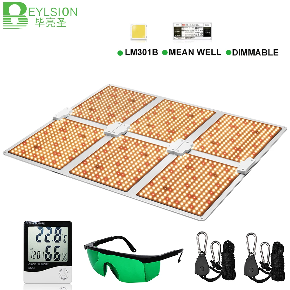 BEYLSION Dimmable Quantum tech Grow light Samsung LM301H Meanwell Driver 110W 220W 460W 660W LED Growing Lamp For DIY Grow Lamps
BEYLSION Dimmable Quantum tech Grow light Samsung LM301H Meanwell Driver 110W 220W 460W 660W LED Growing Lamp For DIY Grow Lamps