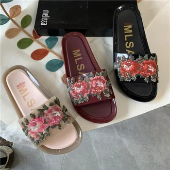 Melissa Beach Slide Flower Flip Flop Women Jelly Shoes Fashion Adulto Sandals 2020 New Women Sandalias Melissa Female Shoes
Melissa Beach Slide Flower Flip Flop Women Jelly Shoes Fashion Adulto Sandals 2020 New Women Sandalias Melissa Female Shoes