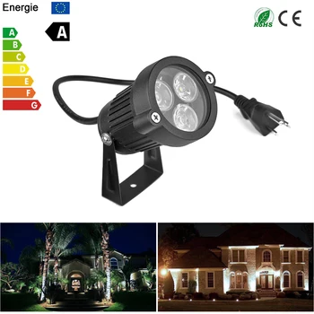 Waterproof Energy-saving US Plug3*3W LED Lawn Garden Flood Light Yard Patio Path Spotlight Lamp with spike Cool White AC 85-265V
Waterproof Energy-saving US Plug3*3W LED Lawn Garden Flood Light Yard Patio Path Spotlight Lamp with spike Cool White AC 85-265V