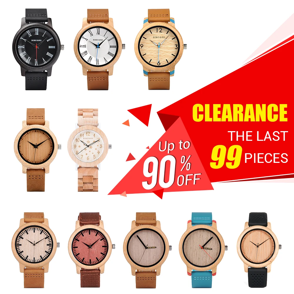 BOBO BIRD Wood Man Quartz Men's Watch Custom Logo Lady Wrist Watches For Men Wooden Male Women Leather Strap relogio masculino
BOBO BIRD Wood Man Quartz Men's Watch Custom Logo Lady Wrist Watches For Men Wooden Male Women Leather Strap relogio masculino