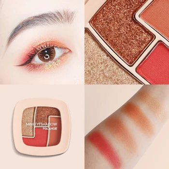 New Matte Eyeshadow Palette Nude Minerals 4 Colors Eye Shadow Powder Pigment Cosmetic Waterproof Matte Makeup Eyeshadow Pallete
New Matte Eyeshadow Palette Nude Minerals 4 Colors Eye Shadow Powder Pigment Cosmetic Waterproof Matte Makeup Eyeshadow Pallete