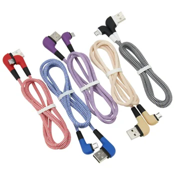 1000pcs 1M 90 Degree Data Cable Micro Usb Type C 8pin Fast Charging Cable L-Line Micro USB Type-C Charger for iPhone X Xiaomi
1000pcs 1M 90 Degree Data Cable Micro Usb Type C 8pin Fast Charging Cable L-Line Micro USB Type-C Charger for iPhone X Xiaomi