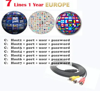 CCCAM 7 lines Server support DVB S2 Satelite Receiver for Europe Cccam Clines with Spain Portugal Italy Poland
CCCAM 7 lines Server support DVB S2 Satelite Receiver for Europe Cccam Clines with Spain Portugal Italy Poland