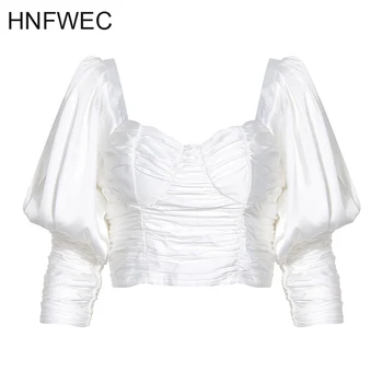 Women Backless Pleated Bandage Blouse New V-collar Puff Sleeve Loose Fit Shirt Fashion Tide Spring Autumn 2020 V789
Women Backless Pleated Bandage Blouse New V-collar Puff Sleeve Loose Fit Shirt Fashion Tide Spring Autumn 2020 V789
