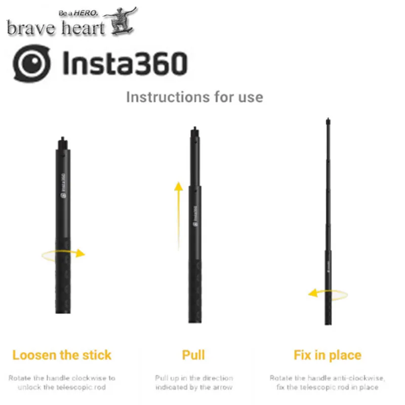 Insta360 ONE X Selfie Stick Set + Multifunction 360 Rotary Handle Bullet Time Bundle Accessories
Insta360 ONE X Selfie Stick Set + Multifunction 360 Rotary Handle Bullet Time Bundle Accessories