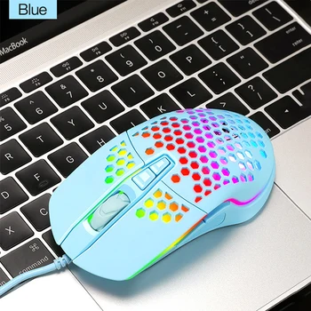 Wired Gaming Mouse PUBG RGB Macro Definition Program USB Computer Honeycomb Hollow Ergonomic Design for Desktop Laptop
Wired Gaming Mouse PUBG RGB Macro Definition Program USB Computer Honeycomb Hollow Ergonomic Design for Desktop Laptop