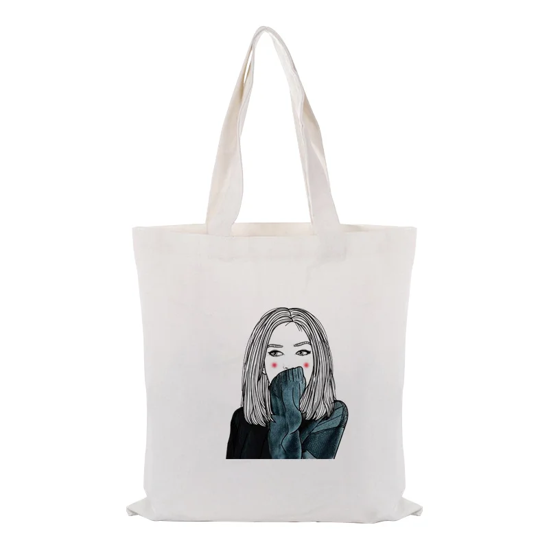 canvas tote bag text DIY handbag print customized printing logo daily use foldable shopping bag Reusable personlity
canvas tote bag text DIY handbag print customized printing logo daily use foldable shopping bag Reusable personlity