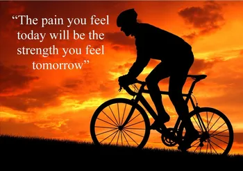 CYCLING INSPIRATIONAL / MOTIVATIONAL SILK POSTER 24X36INCHS
CYCLING INSPIRATIONAL / MOTIVATIONAL SILK POSTER 24X36INCHS