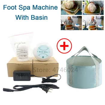 Hot Detox Foot Massage Machine Foot Spa with basin Ion Cleanse Foot Massage Ionic Aqua Cell Spa Machine Detox Foot Bath Aqua Spa
Hot Detox Foot Massage Machine Foot Spa with basin Ion Cleanse Foot Massage Ionic Aqua Cell Spa Machine Detox Foot Bath Aqua Spa