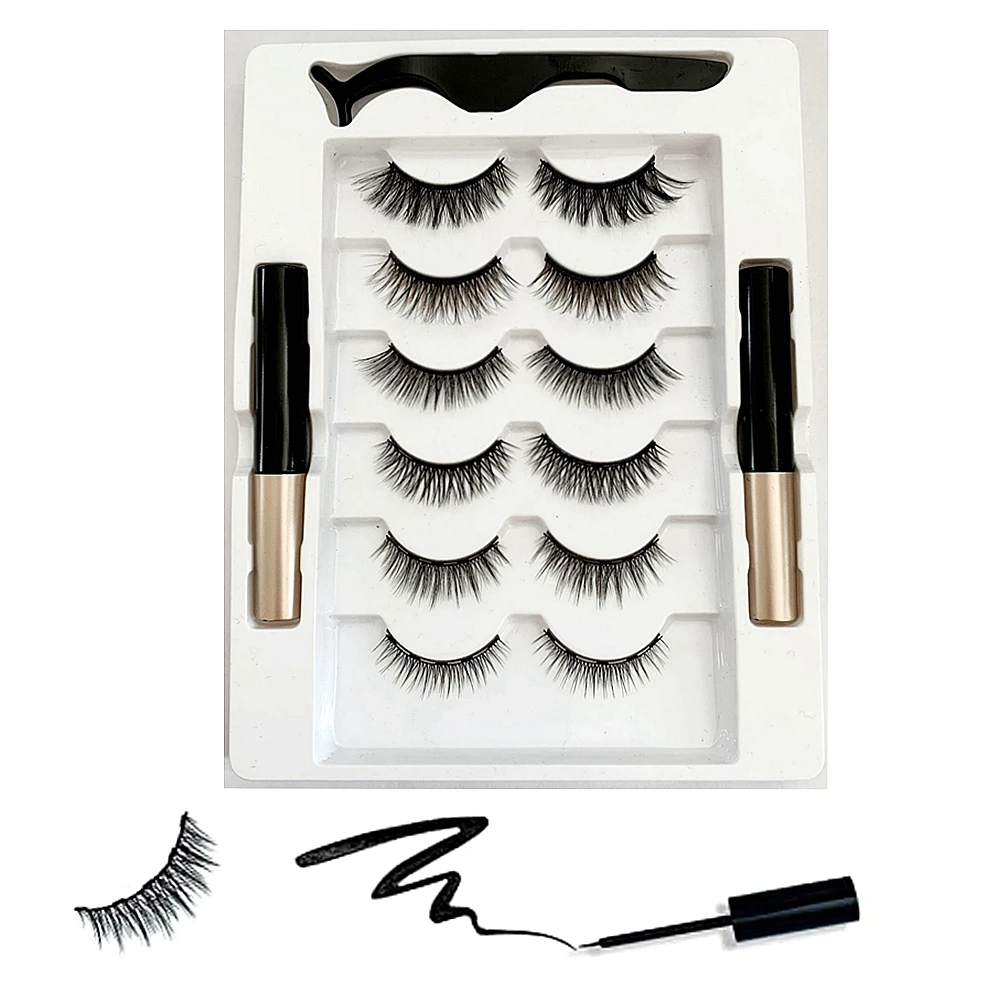 6 Pairs Reusable Magnetic Eyelashes and Magnetic Eyeliner Kit,No Glue Silk Magnetic False Eye Lashes,Natural Look with Tweezers
6 Pairs Reusable Magnetic Eyelashes and Magnetic Eyeliner Kit,No Glue Silk Magnetic False Eye Lashes,Natural Look with Tweezers