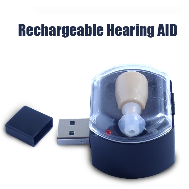 Rechargeable Hearing AID Invisible Design Ear Sound Amplifier Rechargeable Adjustable Hearing AIDS Ear Care
Rechargeable Hearing AID Invisible Design Ear Sound Amplifier Rechargeable Adjustable Hearing AIDS Ear Care