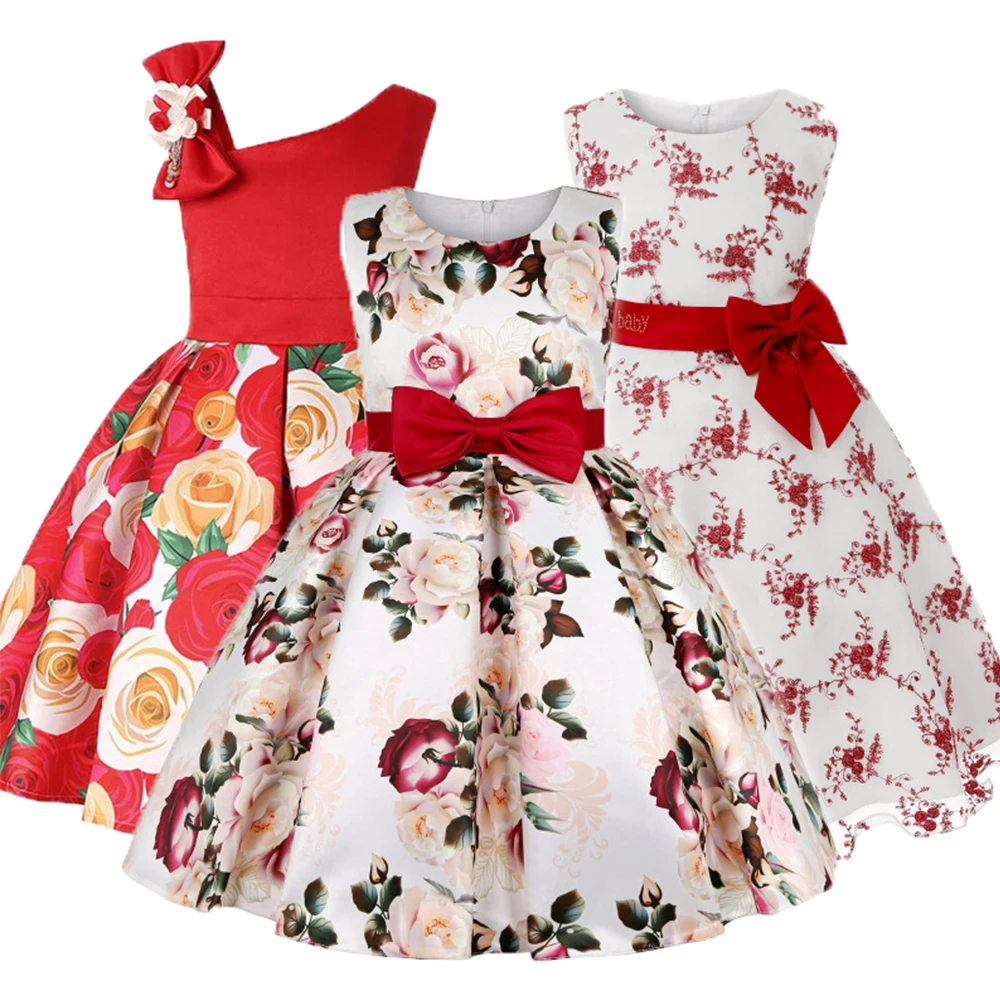 2021 Summer Children Dress Printing Elegant Princess Dress Kids Dresses For Girls Costume Wedding Party Dress Vestidos 2-10 Age
2021 Summer Children Dress Printing Elegant Princess Dress Kids Dresses For Girls Costume Wedding Party Dress Vestidos 2-10 Age