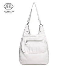 Fashion White Backpack Women Soft Washed Pu Leather Shoulder Bag Anti-Thief Backpack Large Capacity School Bag For Teenager Girl
Fashion White Backpack Women Soft Washed Pu Leather Shoulder Bag Anti-Thief Backpack Large Capacity School Bag For Teenager Girl