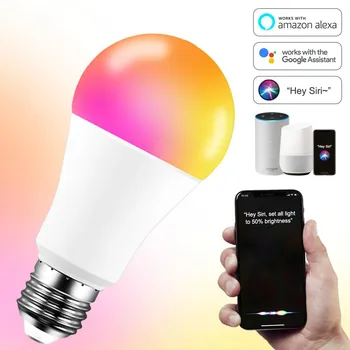 15W Smart Light Bulb Convenient APP Operate Compatible Alexa Google Assistant Voice Control E27 Dimmable WiFi LED Lamp 110V 220V
15W Smart Light Bulb Convenient APP Operate Compatible Alexa Google Assistant Voice Control E27 Dimmable WiFi LED Lamp 110V 220V