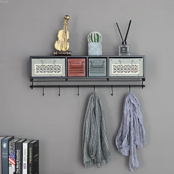 American Style Retro Iron Partition Creative Wall Racks Home Living Room Bar Cafe Decoration Storage Drawers for Sundries
American Style Retro Iron Partition Creative Wall Racks Home Living Room Bar Cafe Decoration Storage Drawers for Sundries