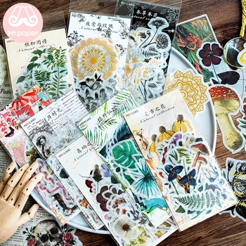 Mr.paper 8 Designs 60Pcs/lot Vintage Retro Forest Plant Style Deco Stickers Scrapbooking Bullet Journal Deco Stationery Stickers
Mr.paper 8 Designs 60Pcs/lot Vintage Retro Forest Plant Style Deco Stickers Scrapbooking Bullet Journal Deco Stationery Stickers